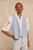 Picture of EMBROIDERED COTTON SLEEVELESS VEST VILMA